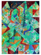 Klee Orman İnşaatı - Art Print