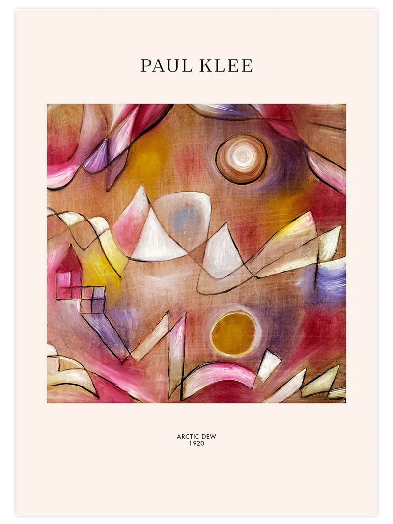 Klee Arctic Dew  - Art Print Ünlü Ressamlar Poster