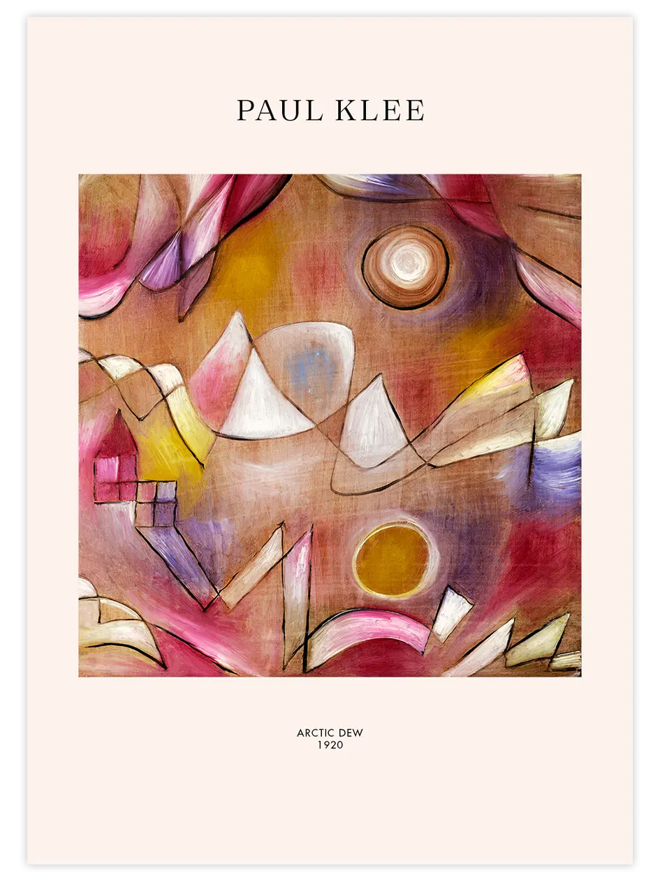 Klee Arctic Dew  - Art Print Ünlü Ressamlar Poster Ürün ana görseli