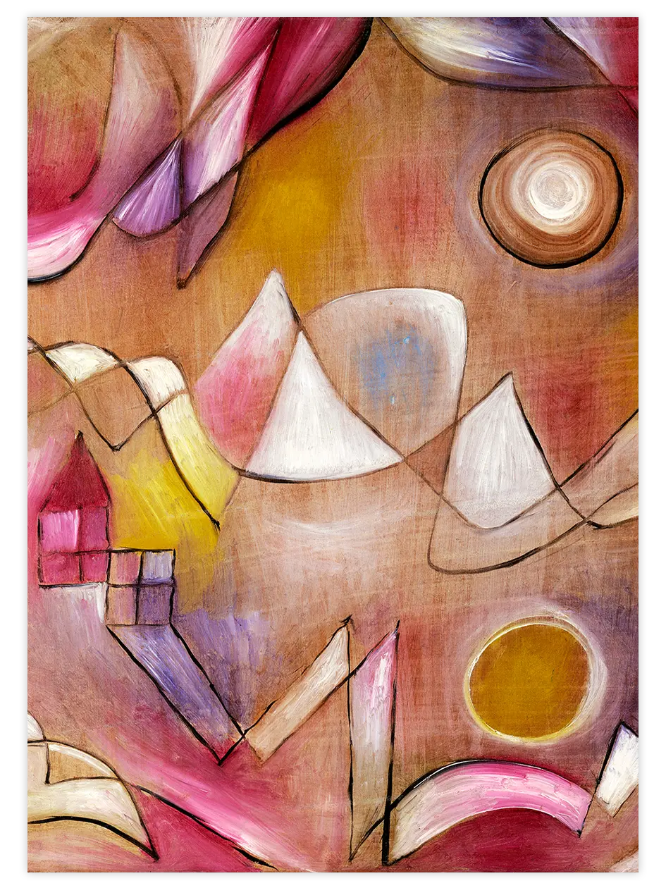 Klee Arktischer Tau - Art Print Ünlü Ressamlar Poster