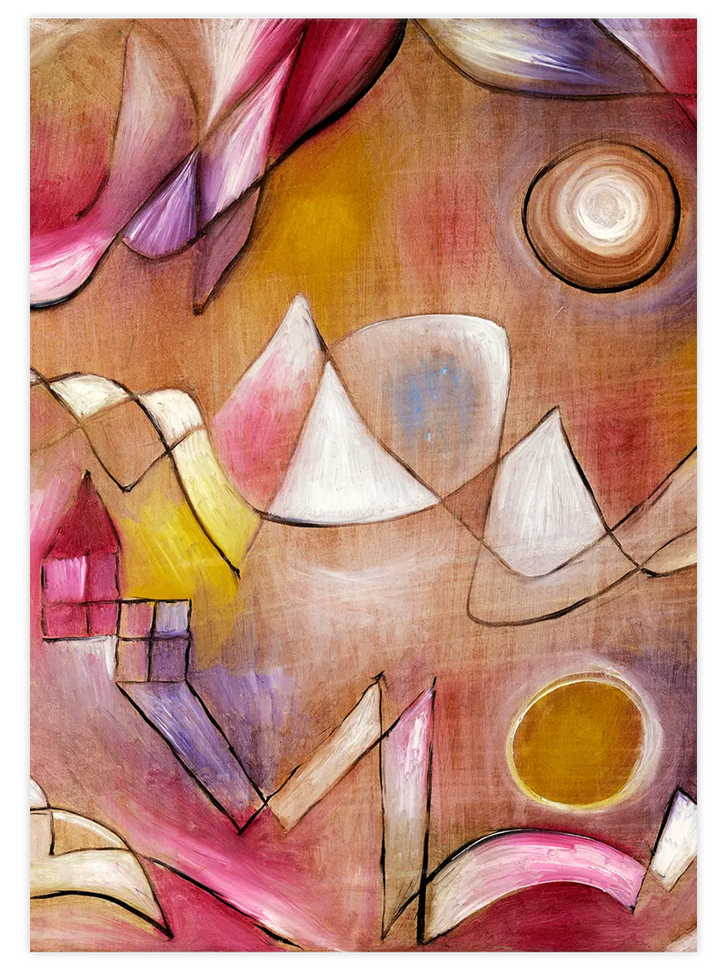 Klee Arktischer Tau - Art Print Ünlü Ressamlar Poster