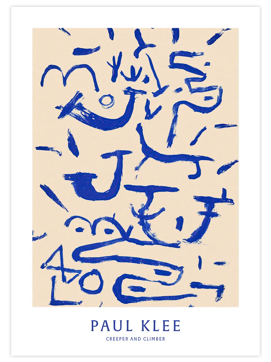 Paul Klee Creeper and Climber - Art Print Ürün ana görseli