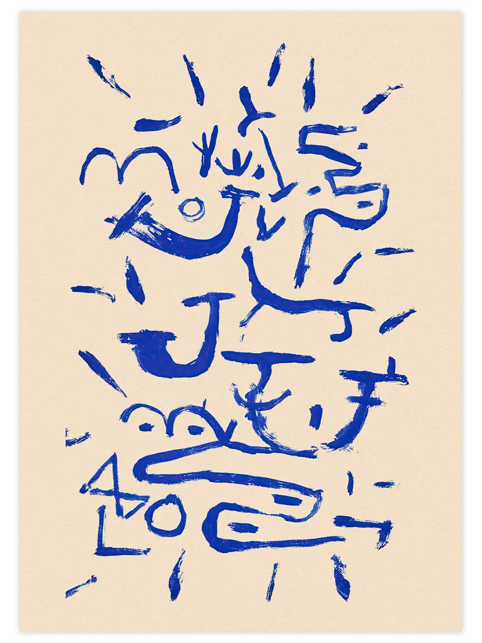 Paul Klee Creeper and Climber - Art Print