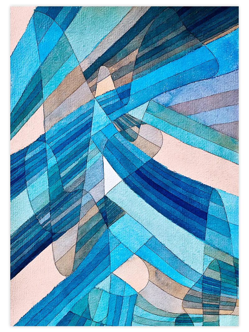 Klee Polyphonic Currents - Art Print Ünlü Ressamlar Poster
