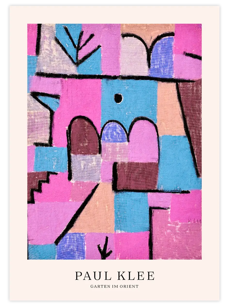 Klee Garten im Orient - Art Print Ünlü Ressamlar Poster
