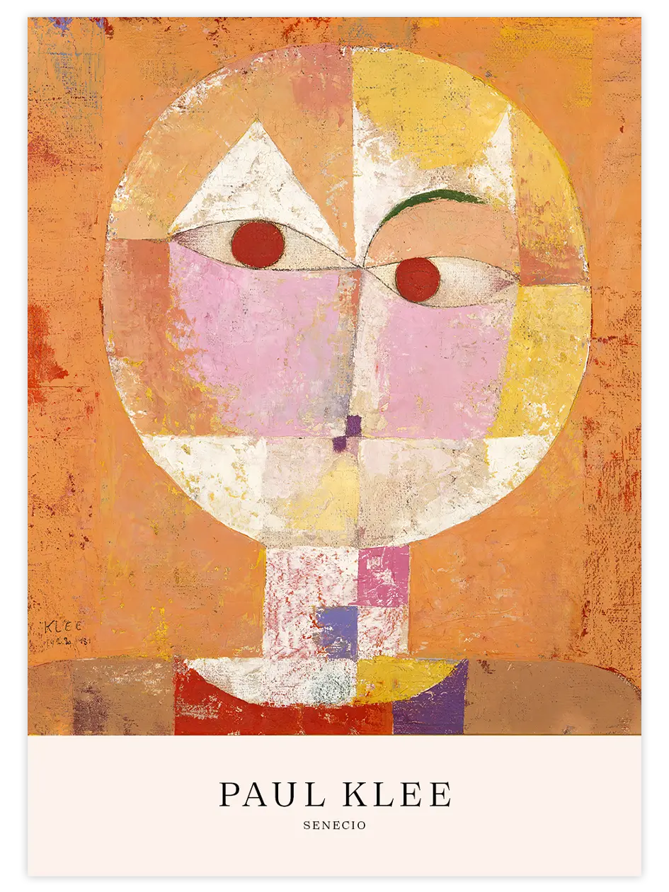 Paul Klee Senecio - Art Print Ünlü Ressamlar Poster