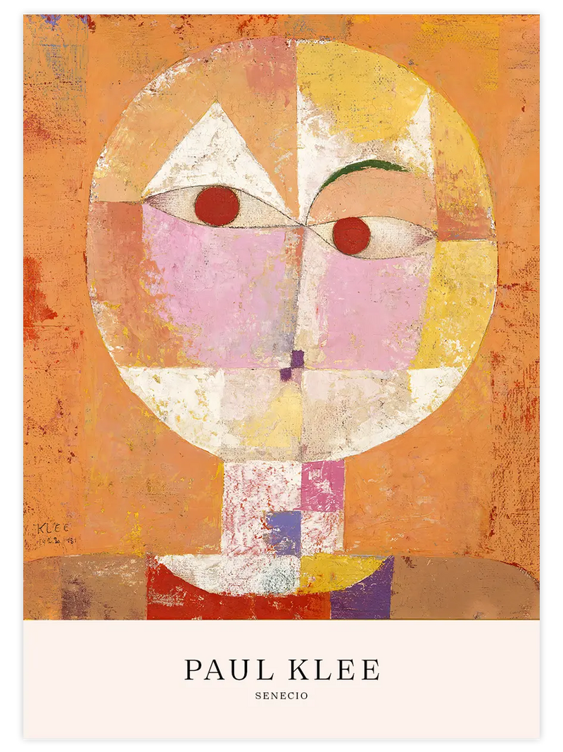 Paul Klee Senecio - Art Print Ünlü Ressamlar Poster