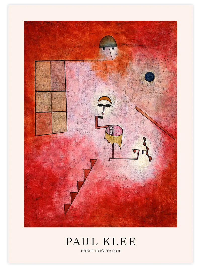 Klee Prestidigitator - Art Print Ünlü Ressamlar Poster