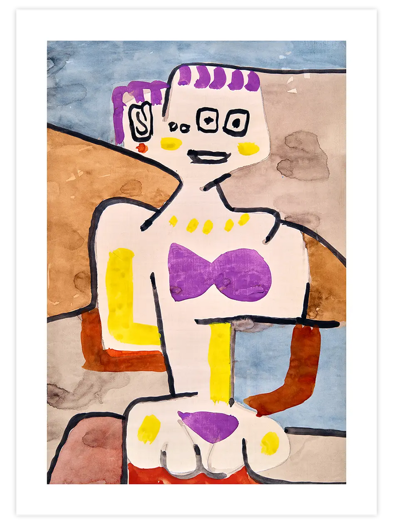 Klee Mädchen im Norden - Art Print Ünlü Ressamlar Poster