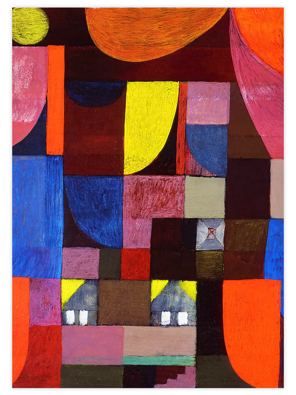 Klee Villen für Marionetten - Art Print Ünlü Ressamlar Poster