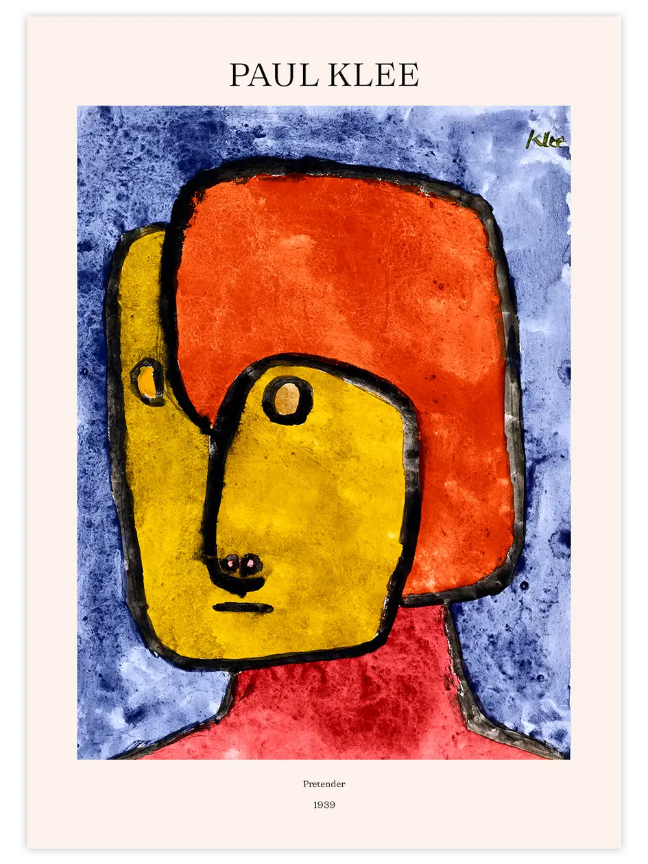 Klee Pretender - Art Print Ünlü Ressamlar Poster