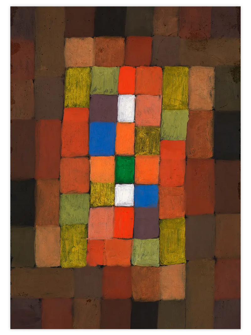 Klee Static Dynamic Gradation - Art Print Ünlü Ressamlar Poster