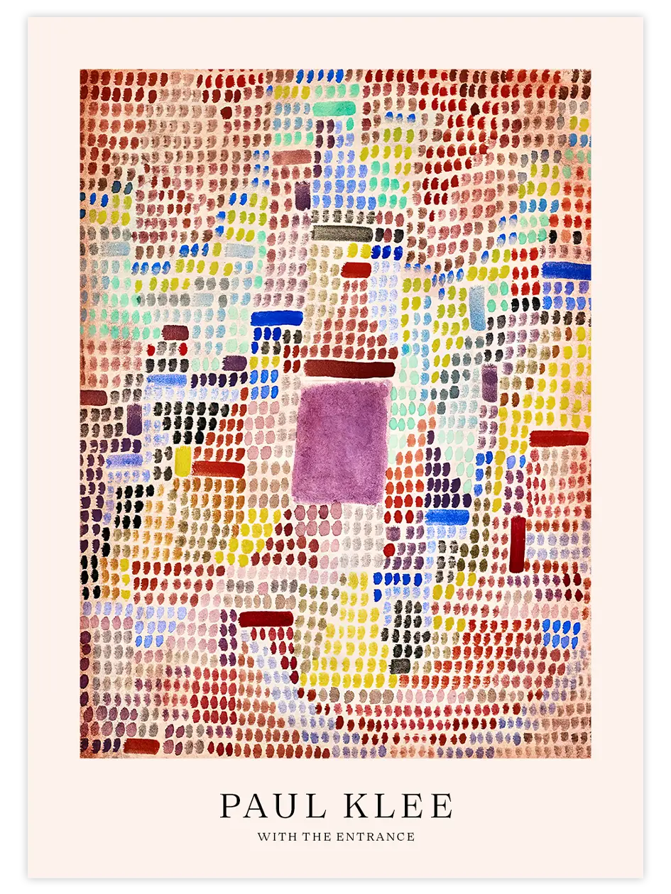 Klee With the Entrance - Art Print Ünlü Ressamlar Poster