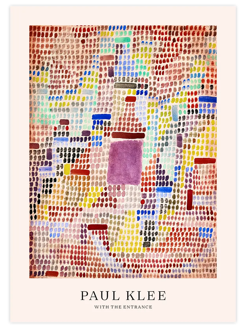 Klee With the Entrance - Art Print Ünlü Ressamlar Poster