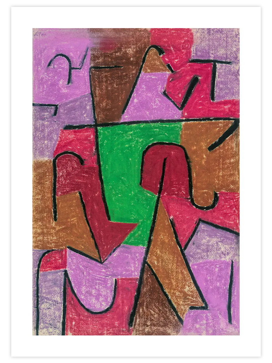 Paul Klee Indian Carpet - Art Print Ünlü Ressamlar Poster