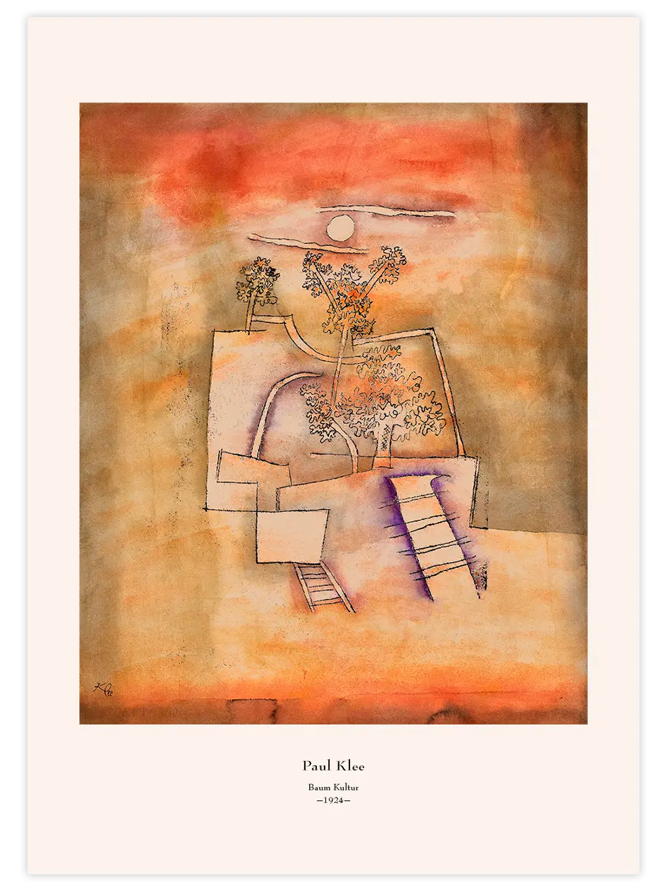 Klee Baum Kultur - Art Print Ünlü Ressamlar Poster