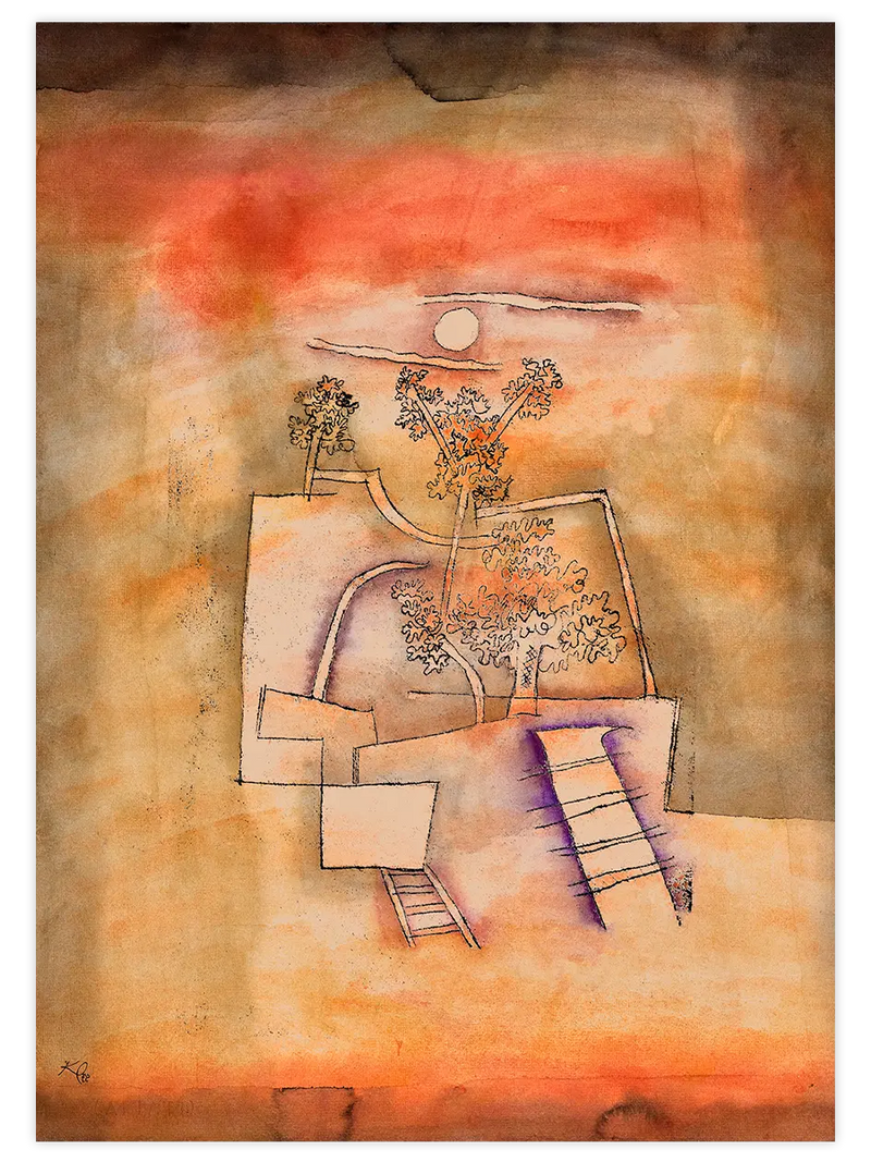 Klee Ağaç Kültürü - Art Print Ünlü Ressamlar Poster