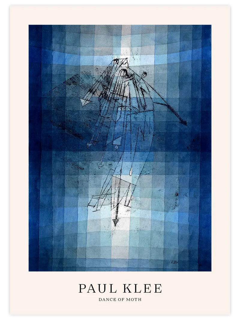 Klee Dance of Moth - Art Print Ünlü Ressamlar Poster