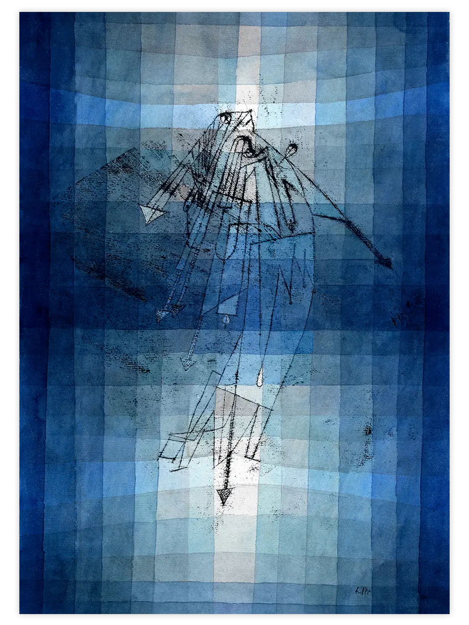 Klee Güve Dansı - Art Print Ünlü Ressamlar Poster