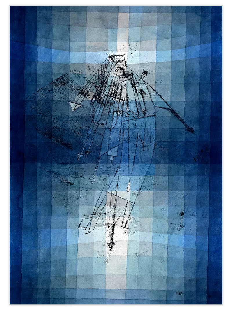 Klee Güve Dansı - Art Print Ünlü Ressamlar Poster