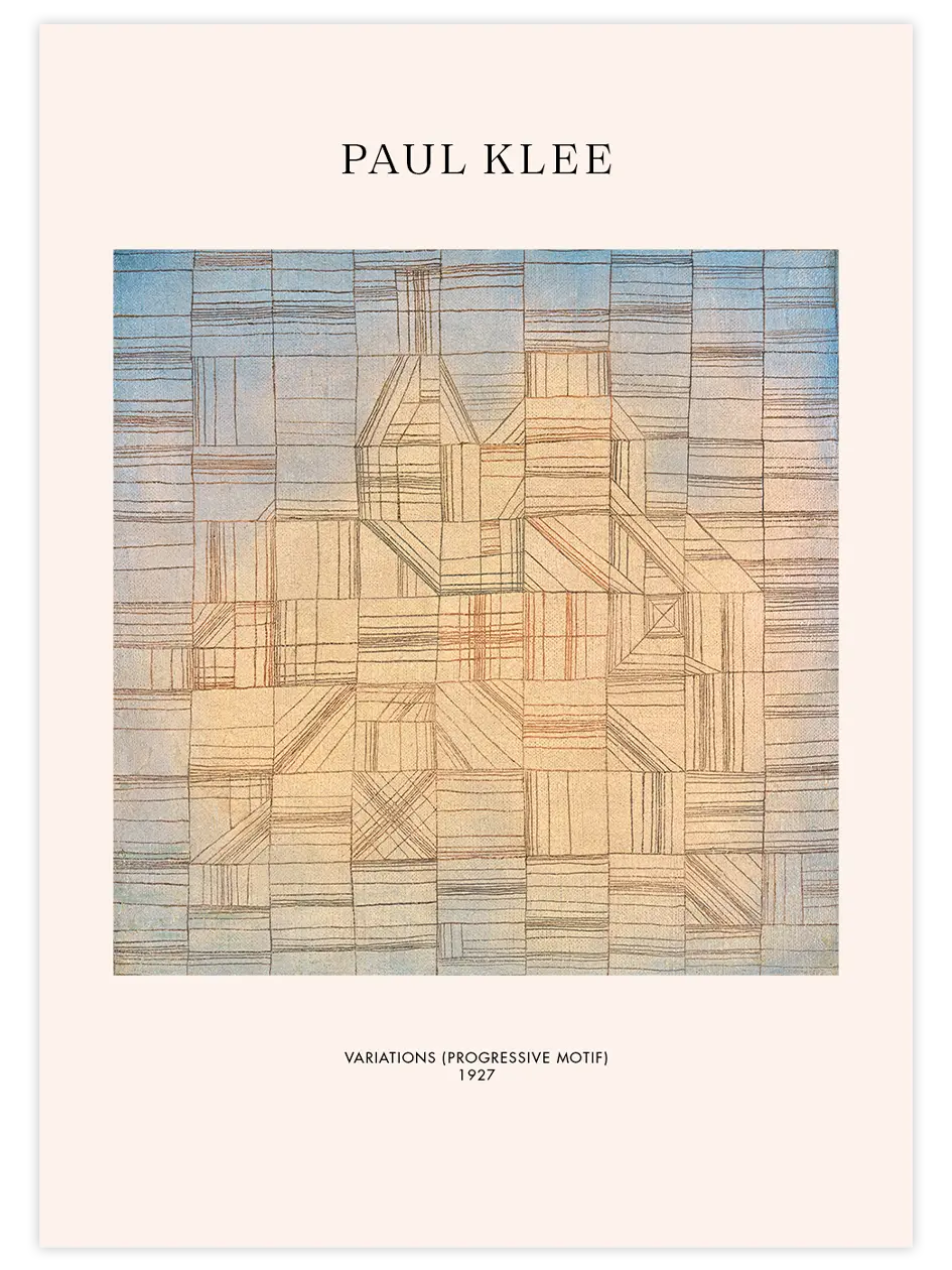 Paul Klee Variations - Art Print Ünlü Ressamlar Poster