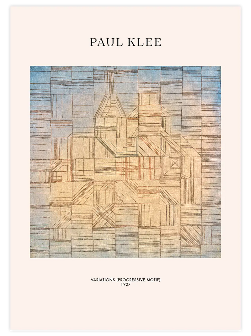 Paul Klee Variations - Art Print Ünlü Ressamlar Poster