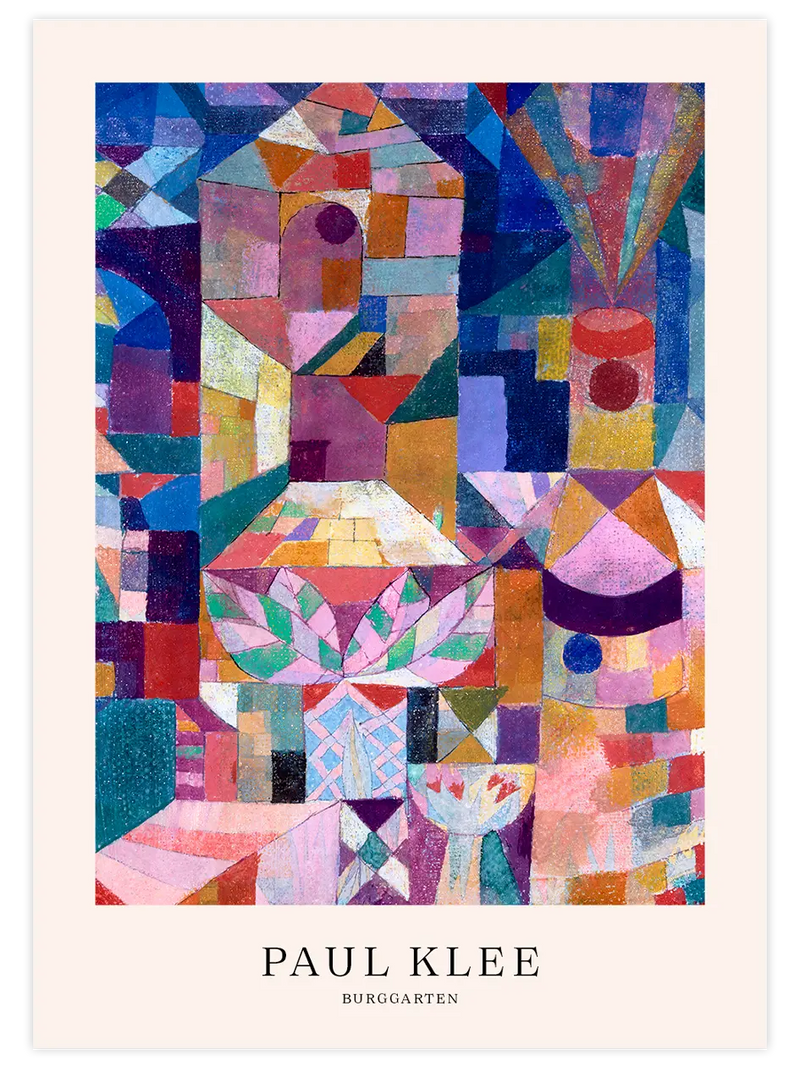 Klee Burggarten - Art Print Ünlü Ressamlar Poster