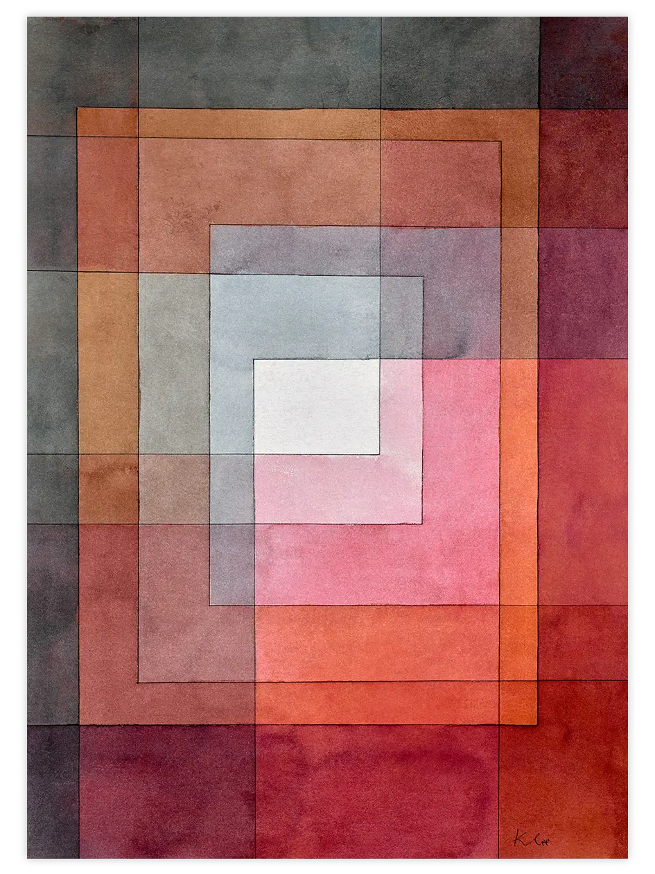Paul Klee Polyphonic White - Art Print Ünlü Ressamlar Poster