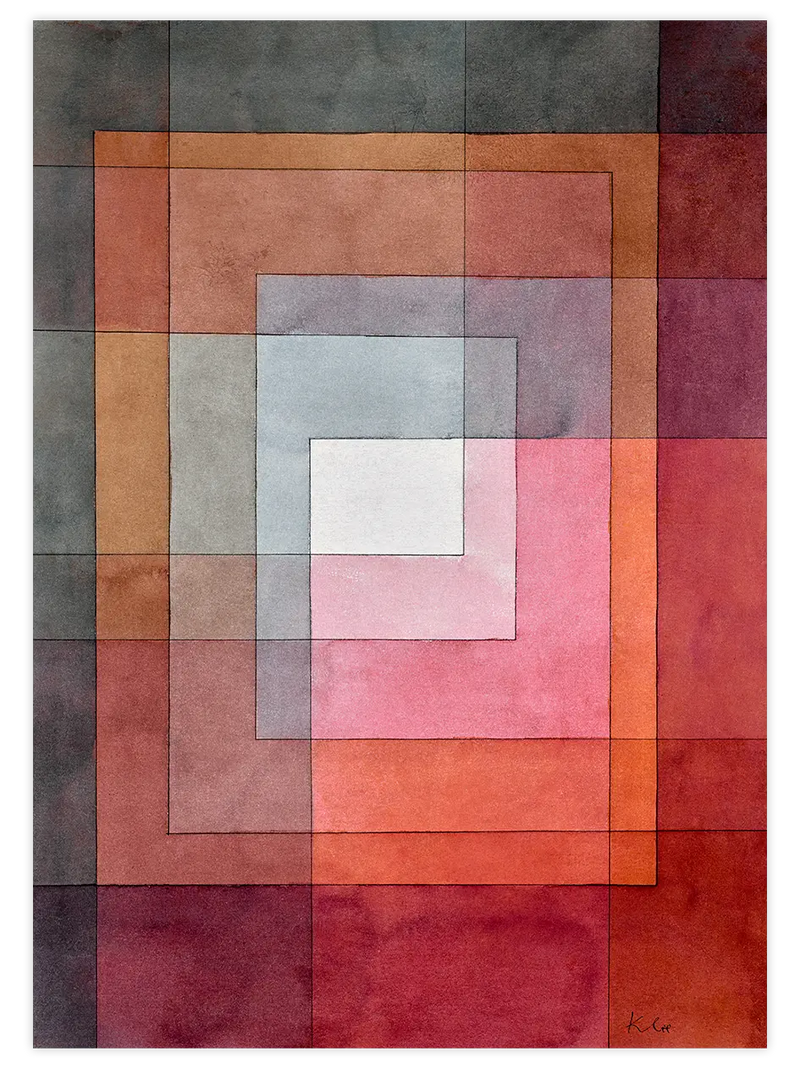 Paul Klee Polyphonic White - Art Print Ünlü Ressamlar Poster