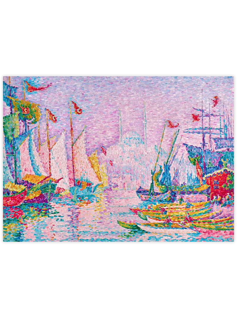 İstanbul Haliç, Paul Signac - Art Print Ünlü Ressamlar Poster