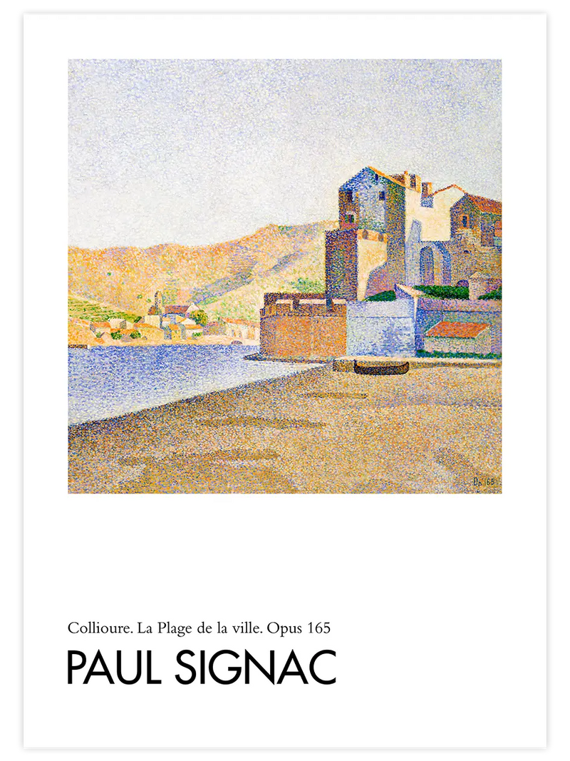 Paul Signac Collioure - Art Print Ünlü Ressamlar Poster