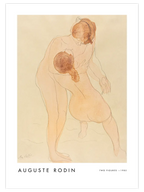 Rodin Two Figures - Art Print Ünlü Ressamlar Poster