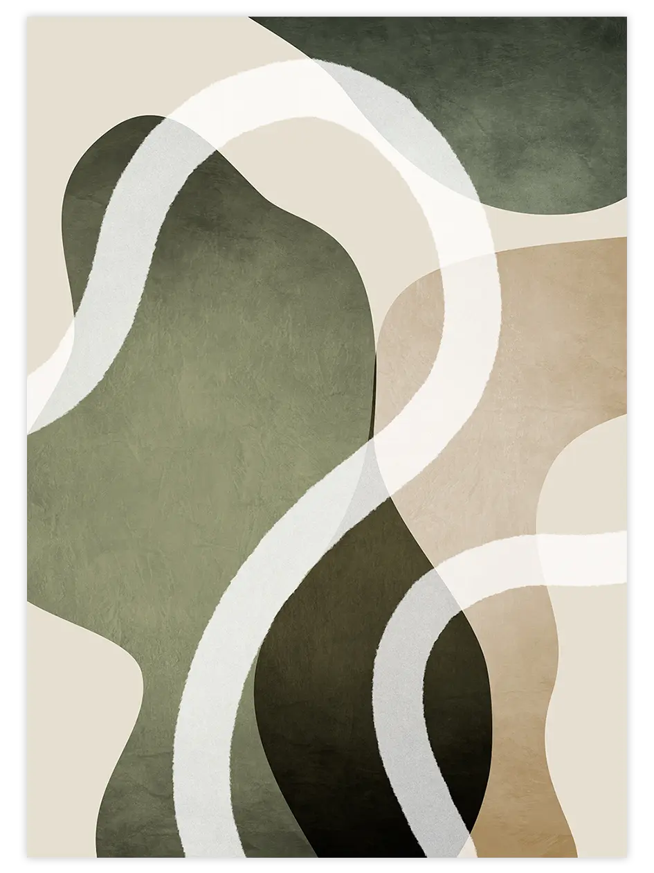 Flows - Art Print Sanatsal Poster