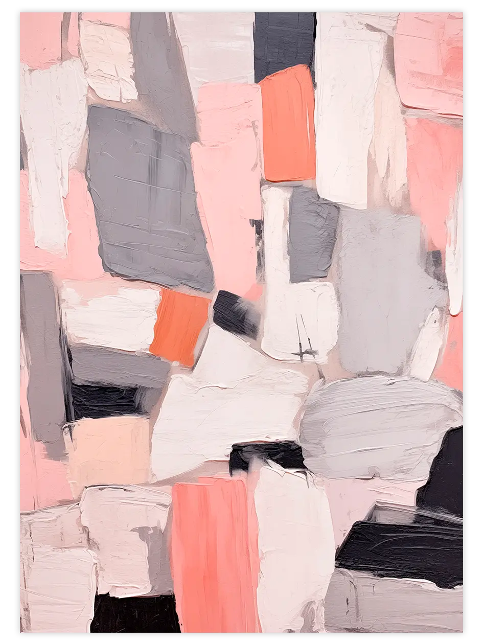Pink Energy N2 - Art Print Sanatsal Poster