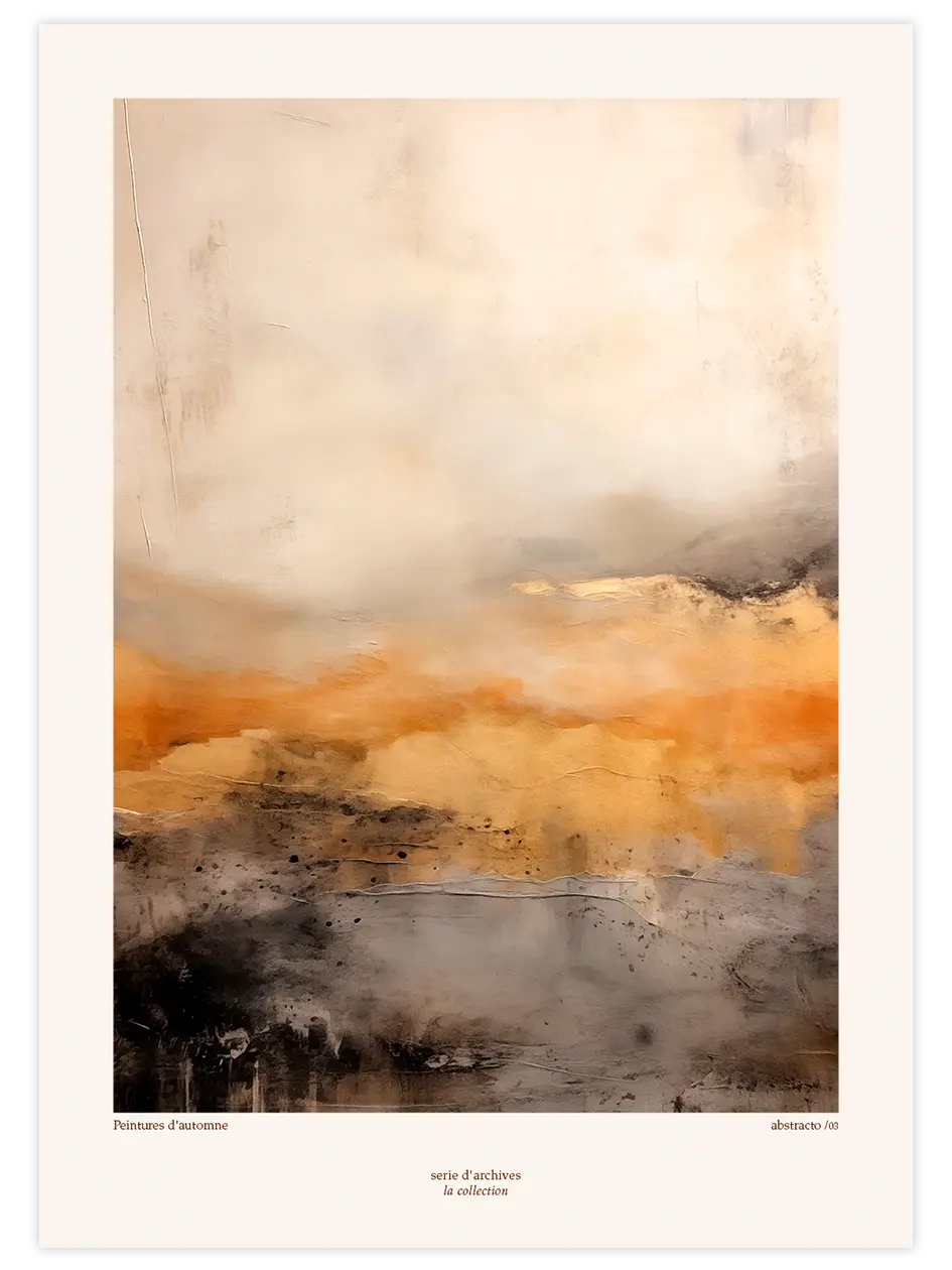 Peintures d’Automne - Art Print Sanatsal Poster