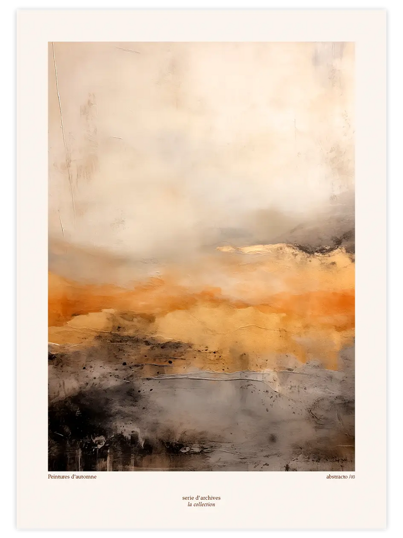 Peintures d’Automne - Art Print Sanatsal Poster