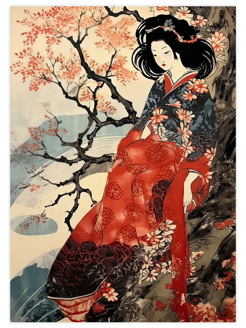 Spring in Kyoto - Art Print Sanatsal Poster