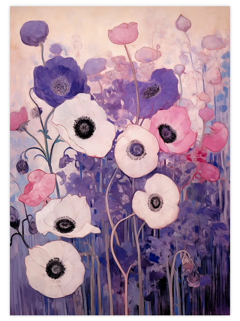 Wild Purple  - Art Print Sanatsal Poster