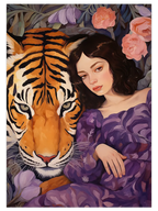 Wild Woman Purple - Art Print