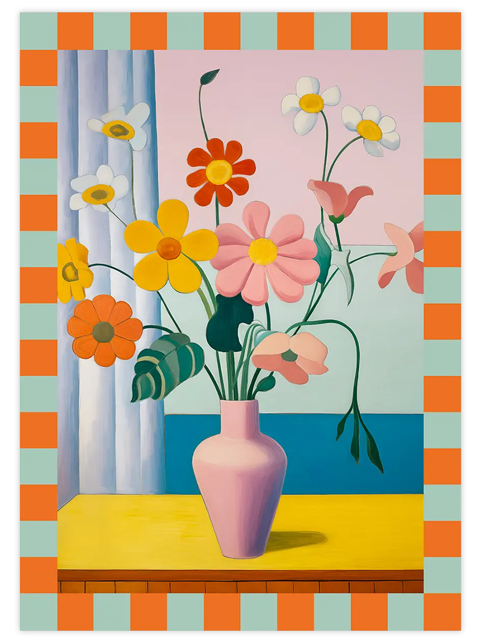 Renklerin Dansı - Art Print