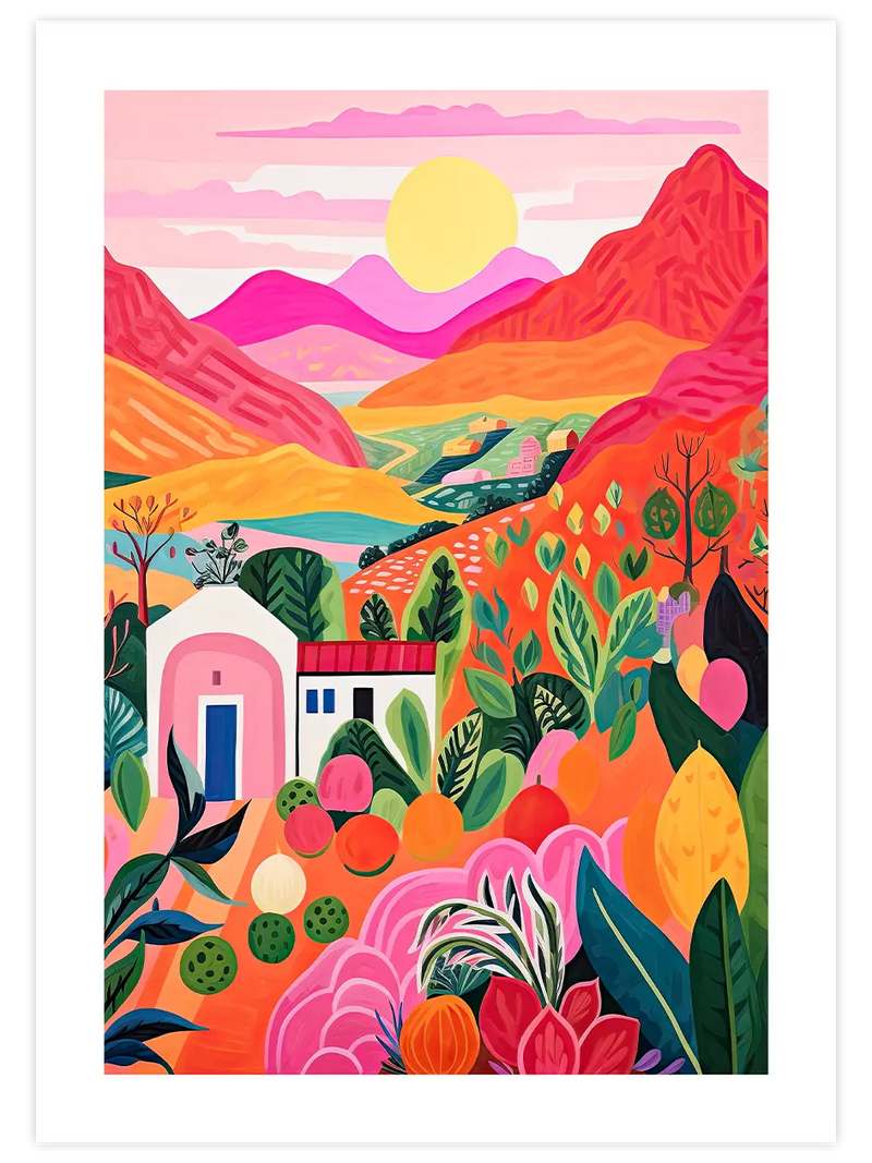 Alegria N3 - Art Print Sanatsal Poster