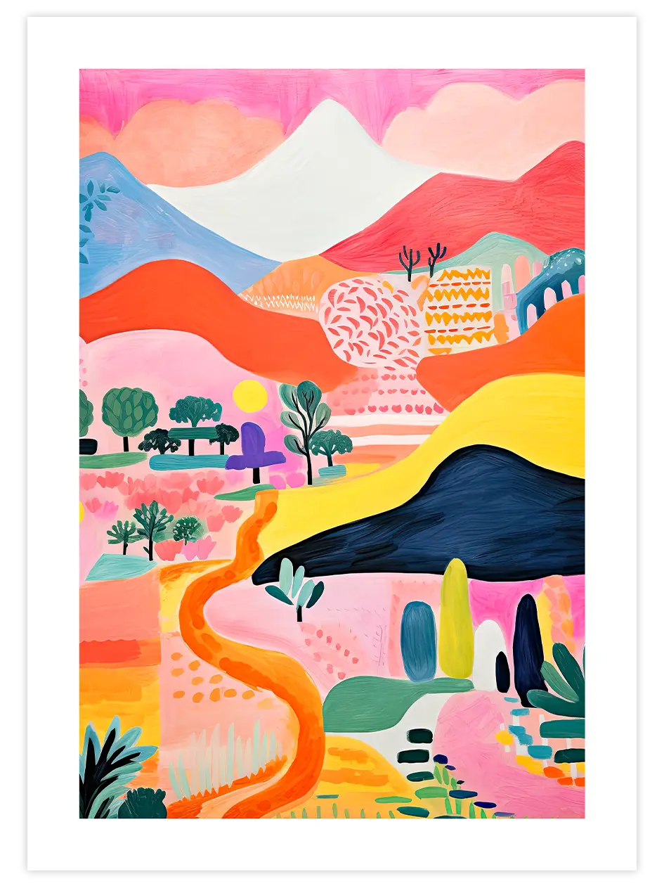 Alegria - Art Print Sanatsal Poster