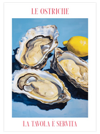 Le Ostriche - Art Print