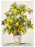 Saksıda Limon Ağacı - Art Print