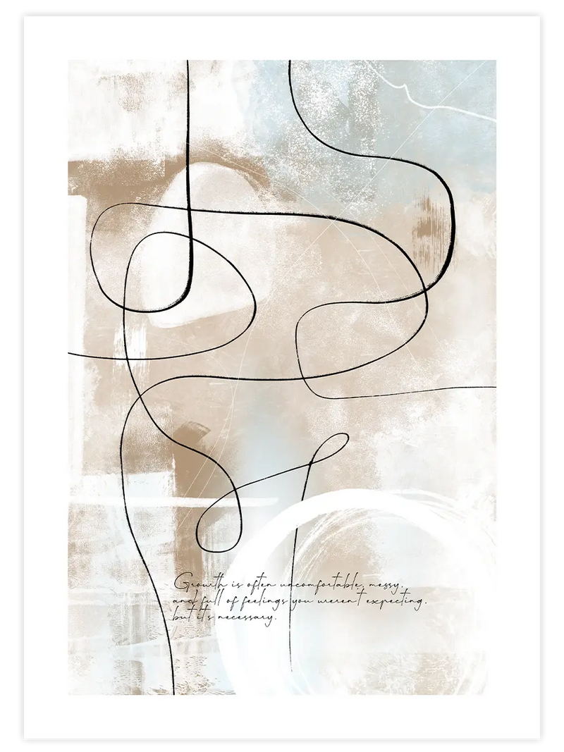 Abstract Lines N8 - Art Print Sanatsal Poster