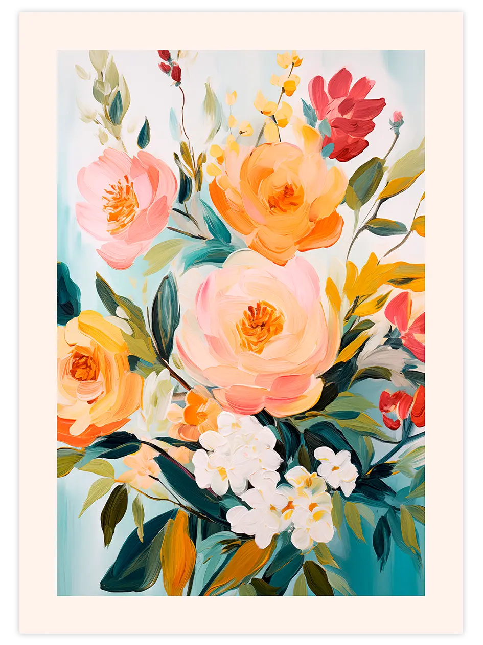 Fleurs Eternelles - Art Print Sanatsal Poster