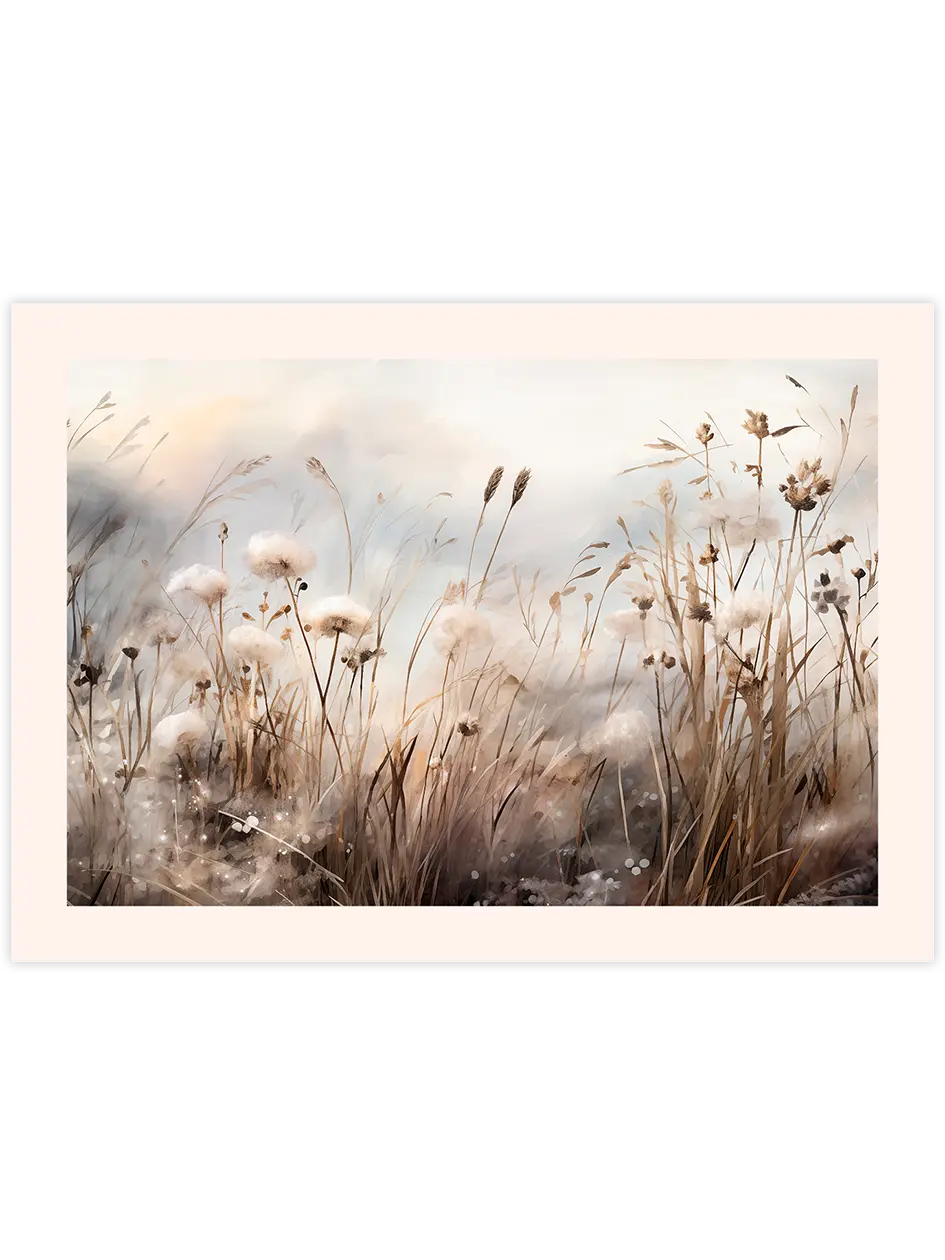 Çayır - Art Print Sanatsal Poster