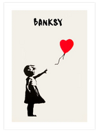Banksy Girl with Balloon - Art Print