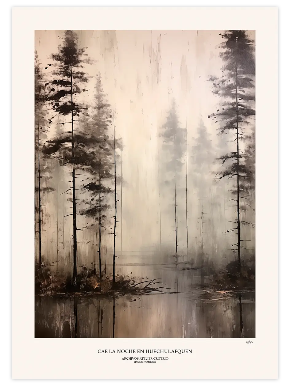 Atelier Criterio Noche - Art Print Sanatsal Poster