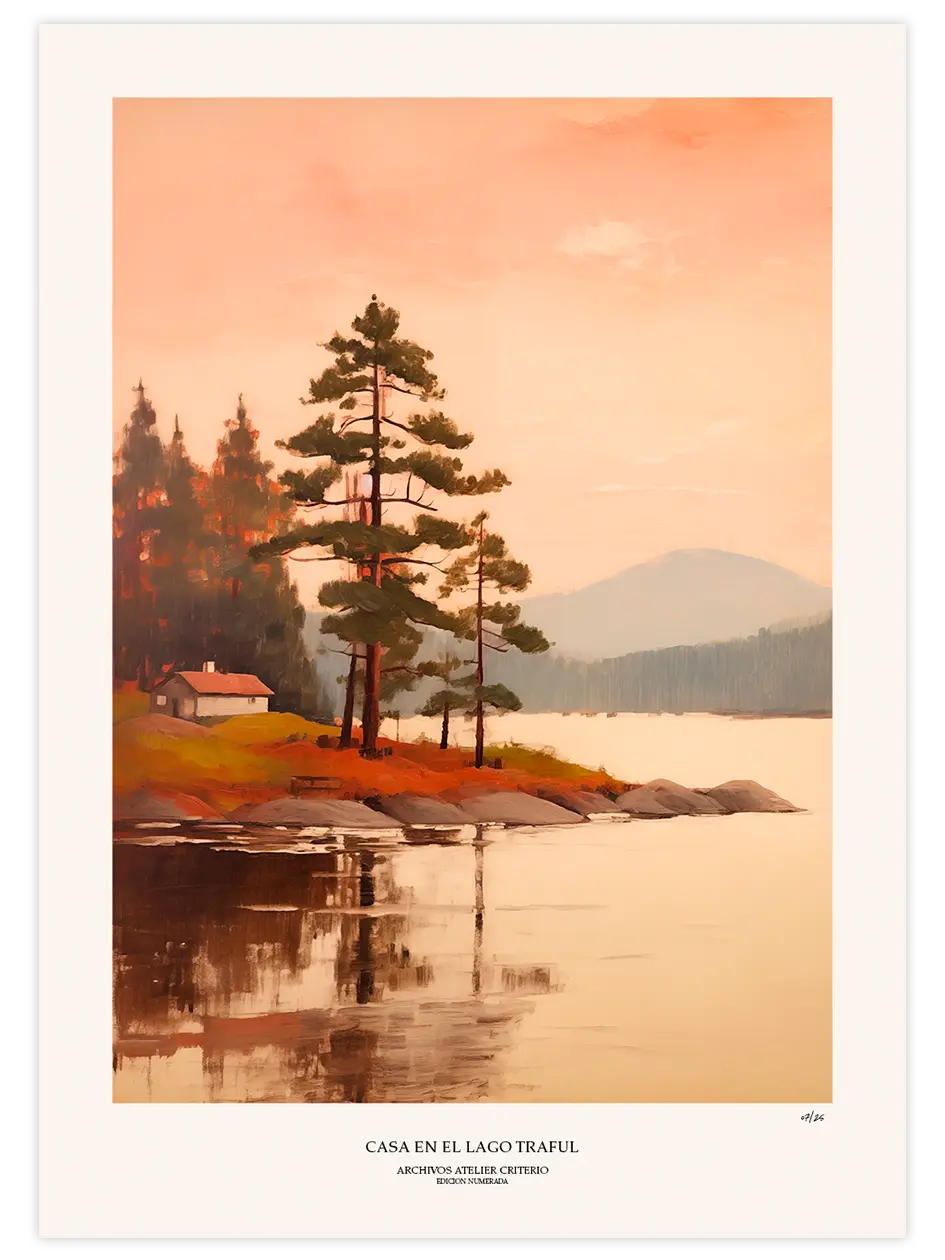 Atelier Criterio Lago - Art Print Sanatsal Poster